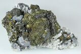 Galena, Chalcopyrite, Quartz and Orpiment Association - Palomo Mine #184558-4